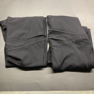2 Pair Leggings Black Yoga Pants Workout Unbranded Size 6 NWOT